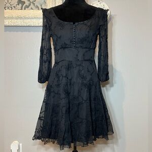Jessica Simpson Black Lace Dress